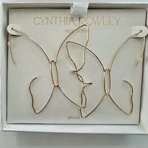 NWOT Cynthia Rowley Butterfly Earrings 🦋